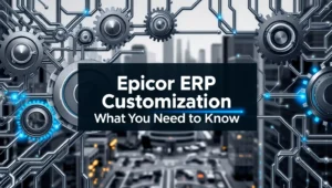 Epicor ERP Customization: What You Need to Know